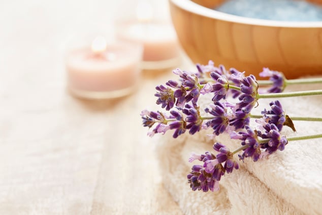 Lavender spa treatment.