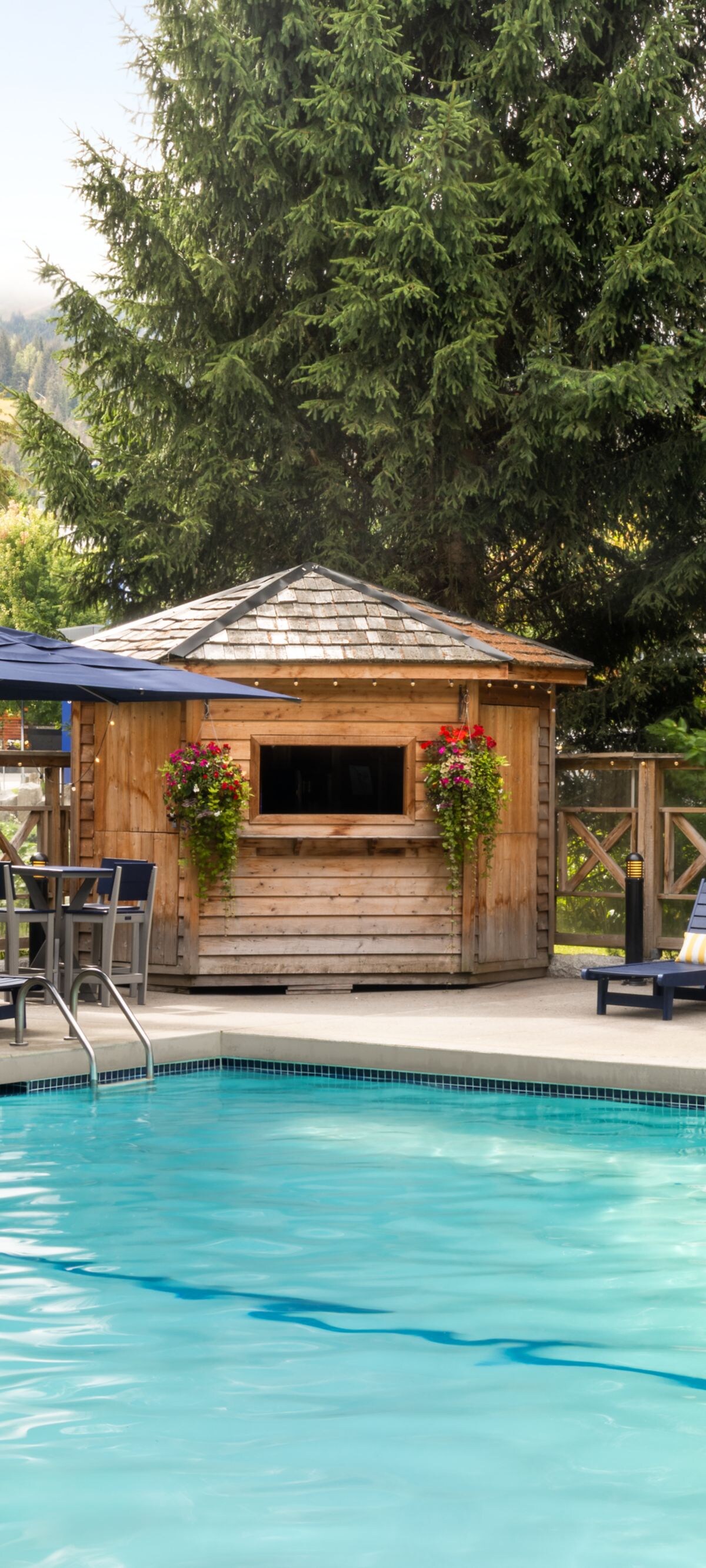 pool exterior summer