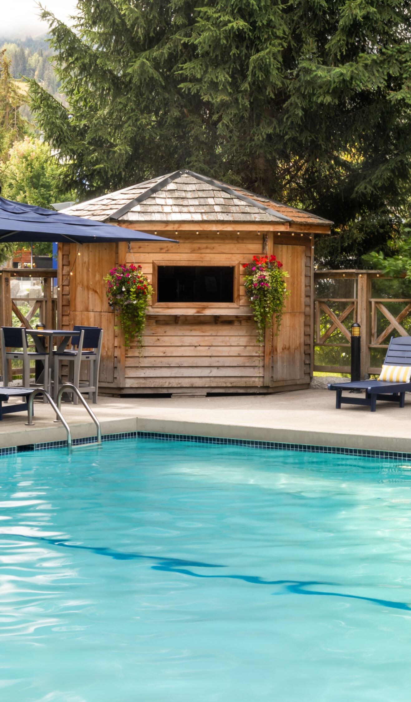 pool exterior summer