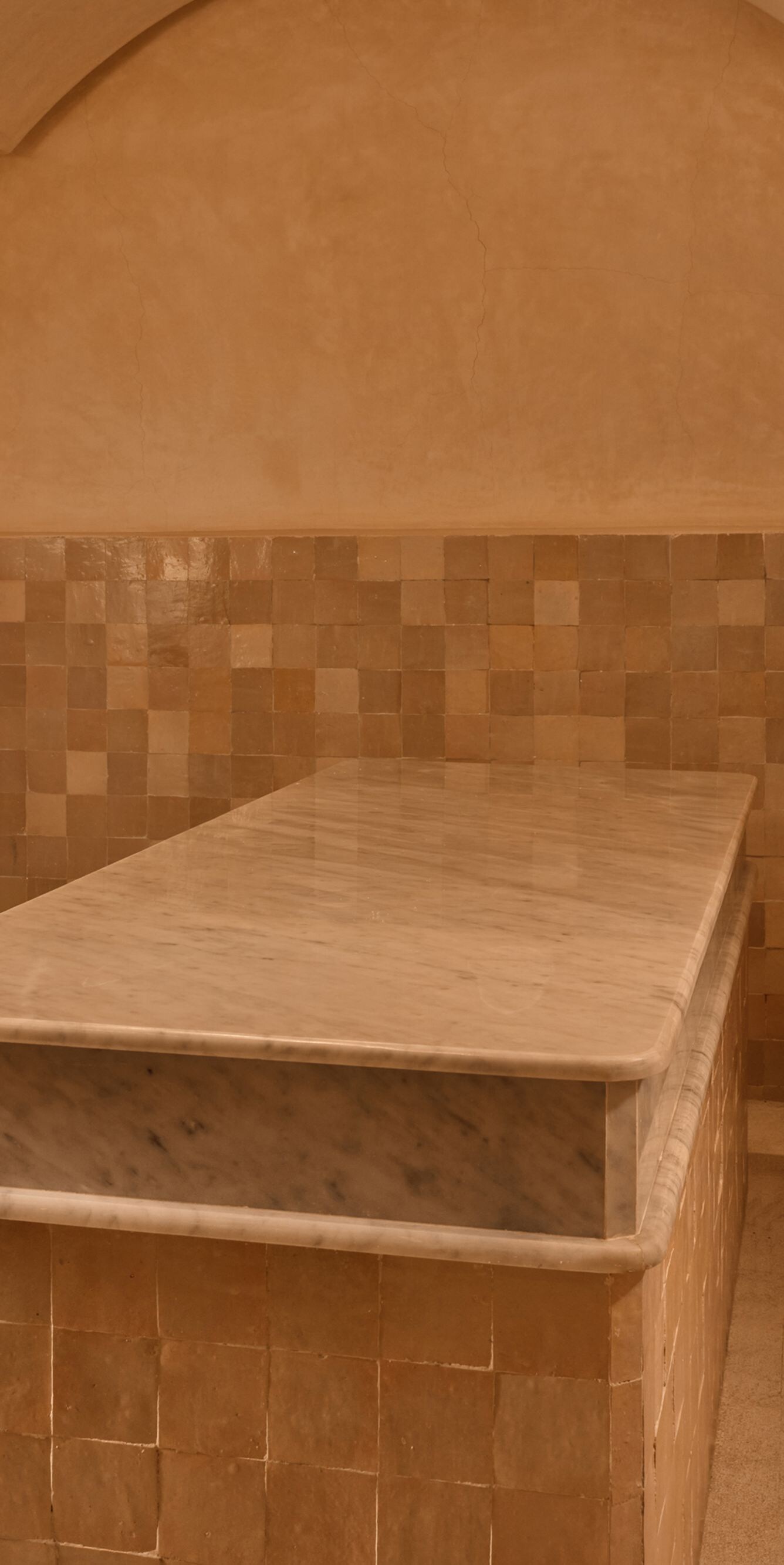 Hammam  and sauna area in the SPA