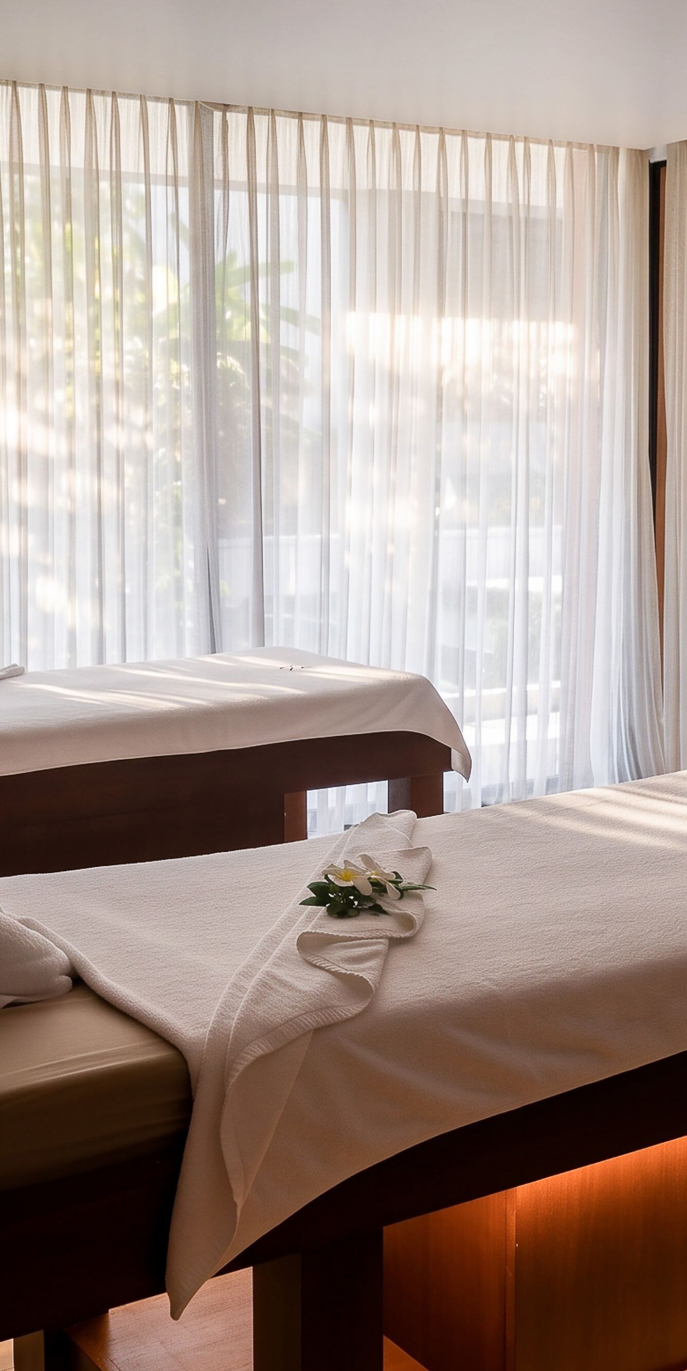 Napa spa beds. 