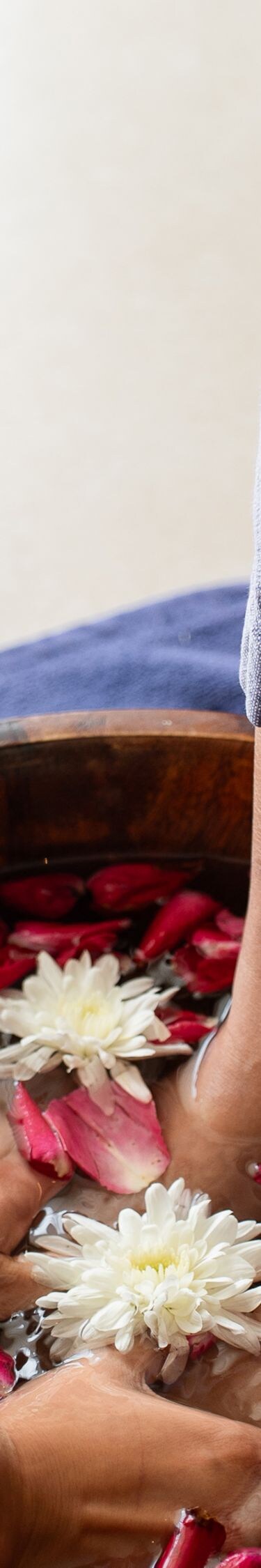 Foot treatment. 