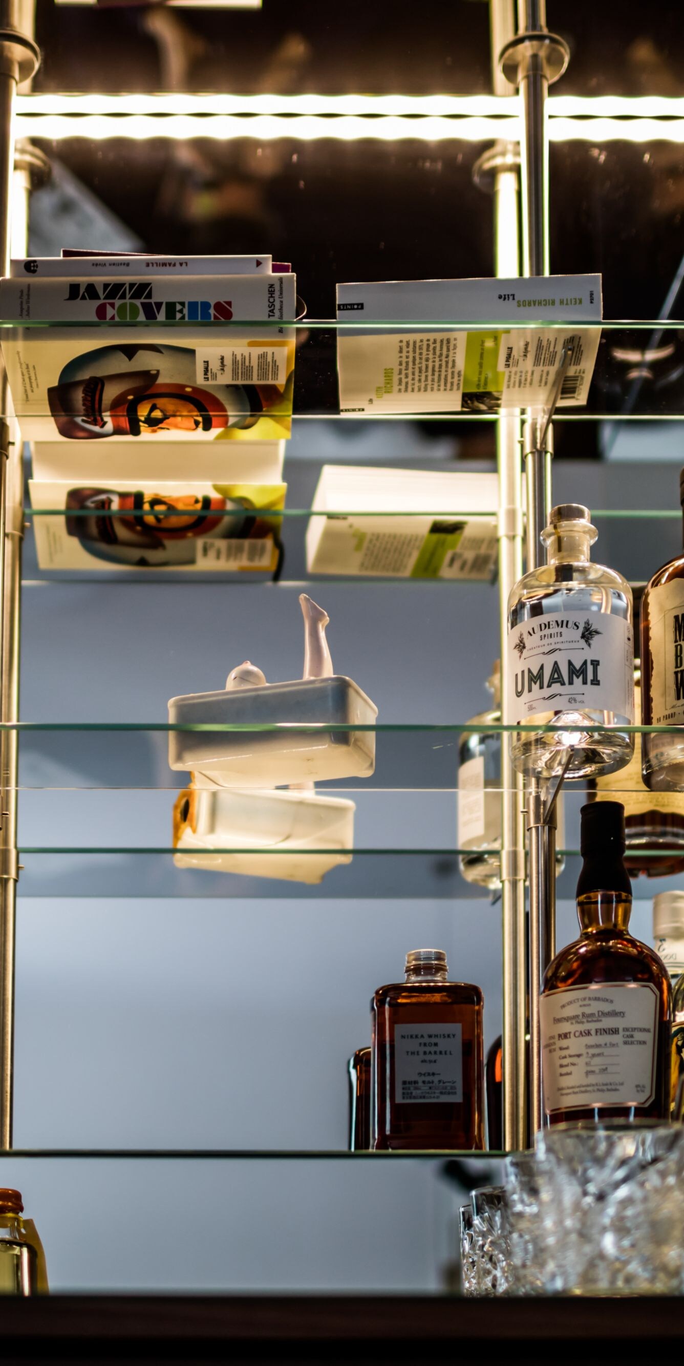 Minibar display in the room 