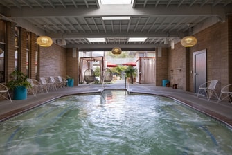 Mineral pool view