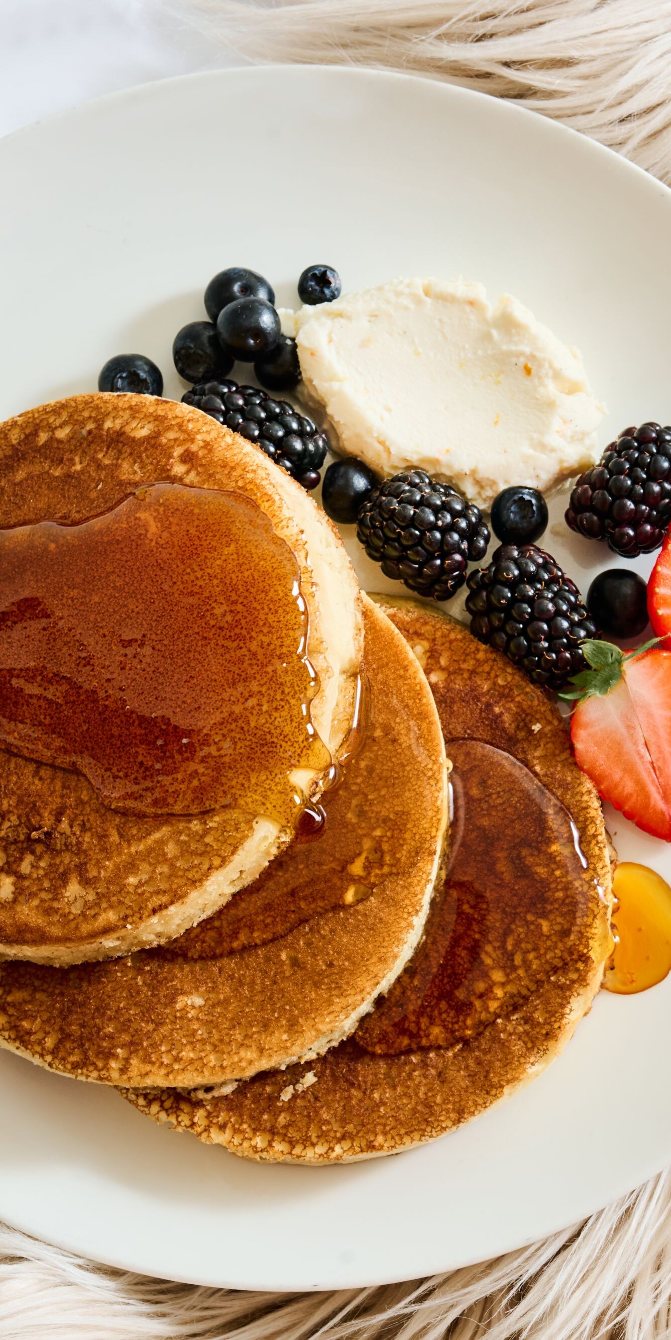 Breakfast pancakes at Tampa hotel