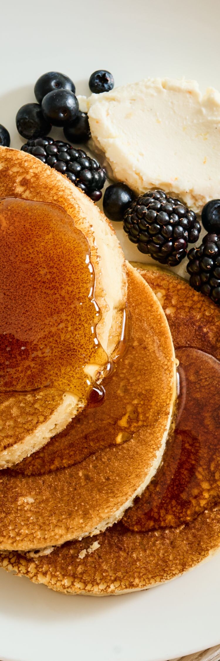 Breakfast pancakes at Tampa hotel