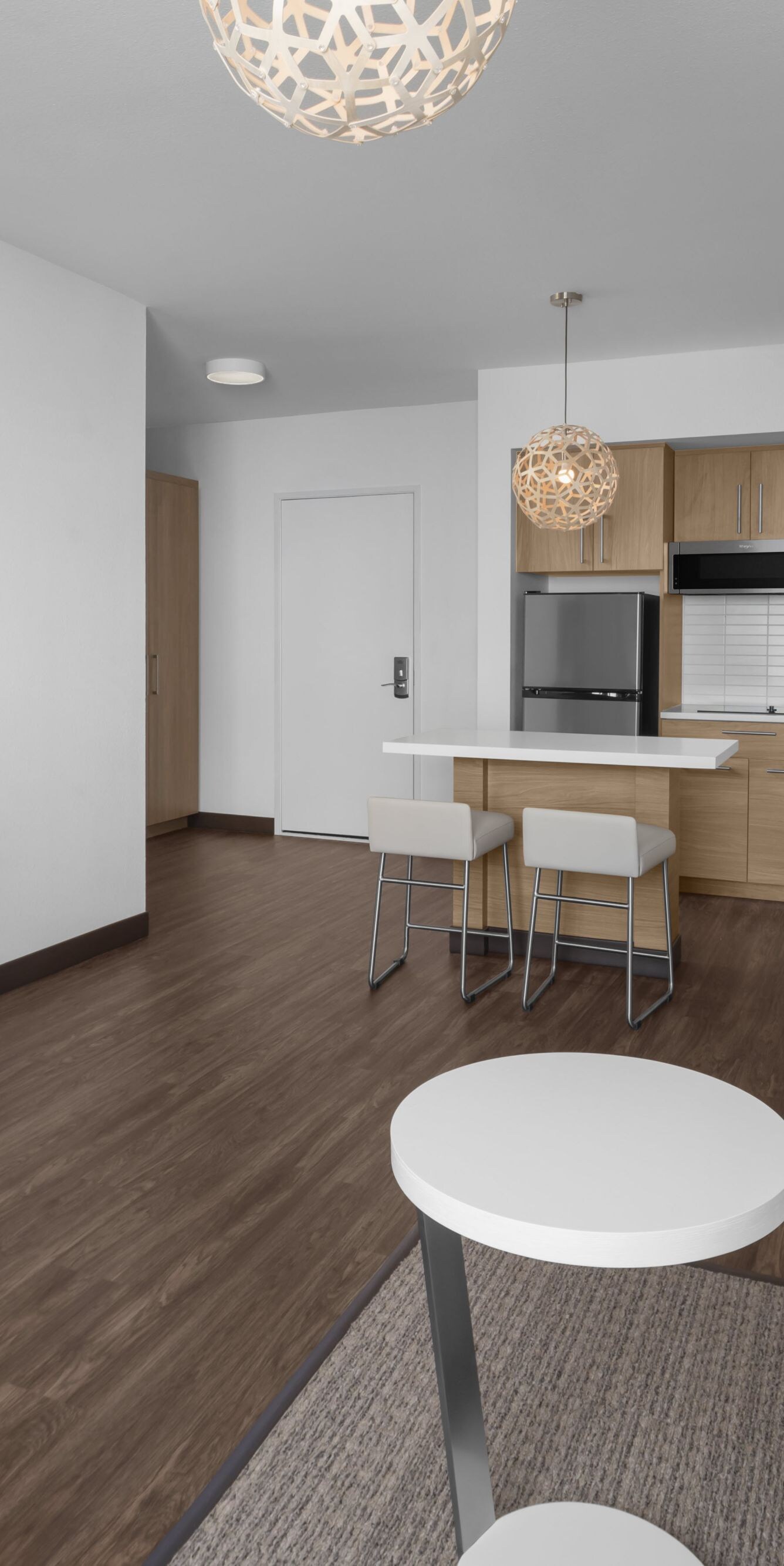 Living room and kitchen 