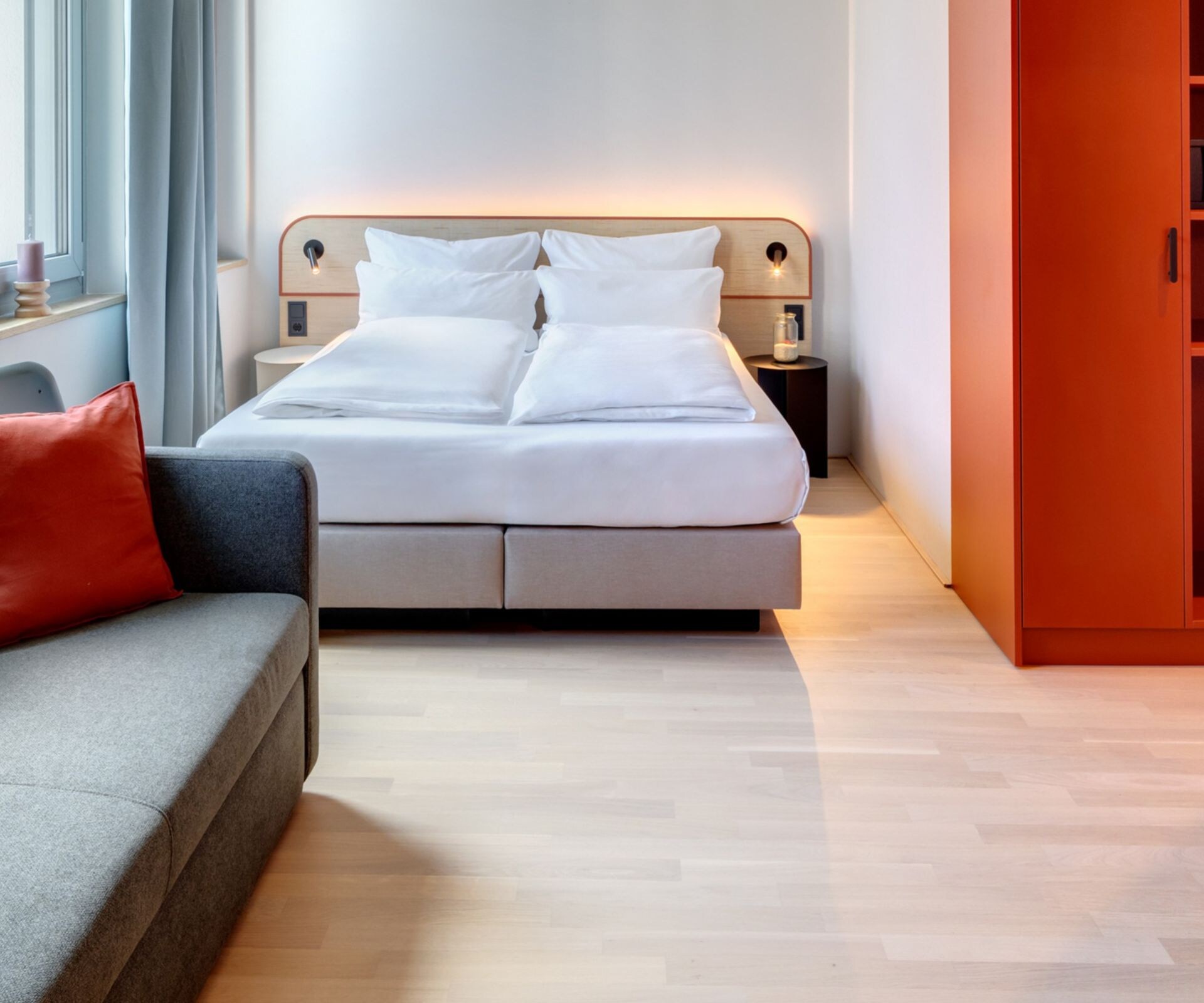 Superior Studio Queen with Sofa Bed
