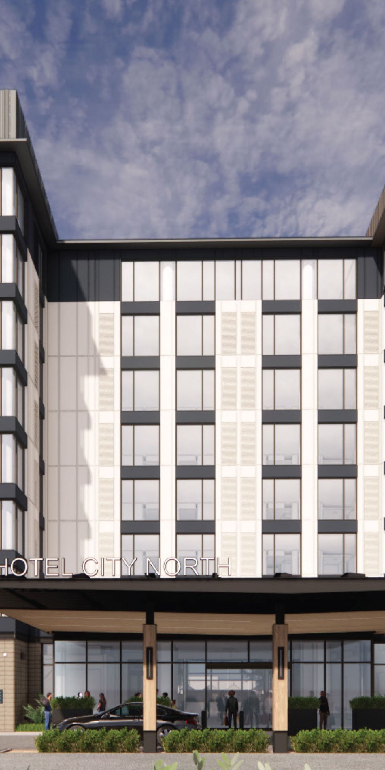 Exterior of hotel at daytime