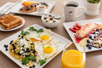 Plates for breakfast foods 