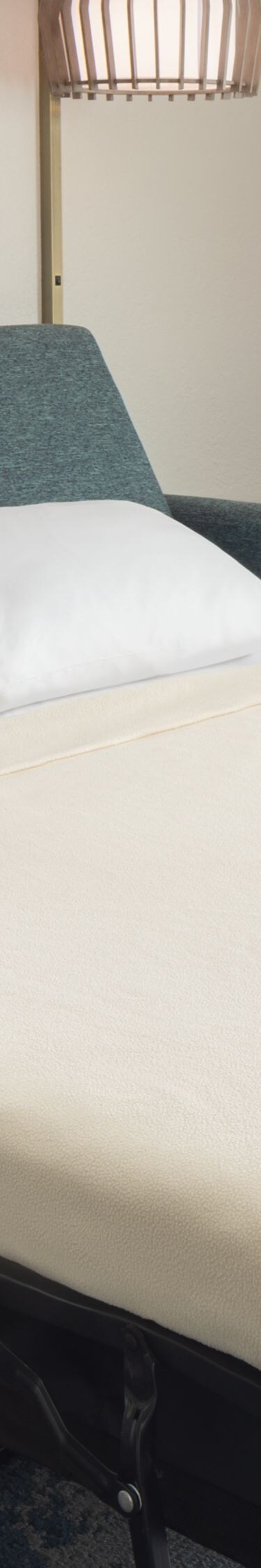 Guest room pull-out sofa bed