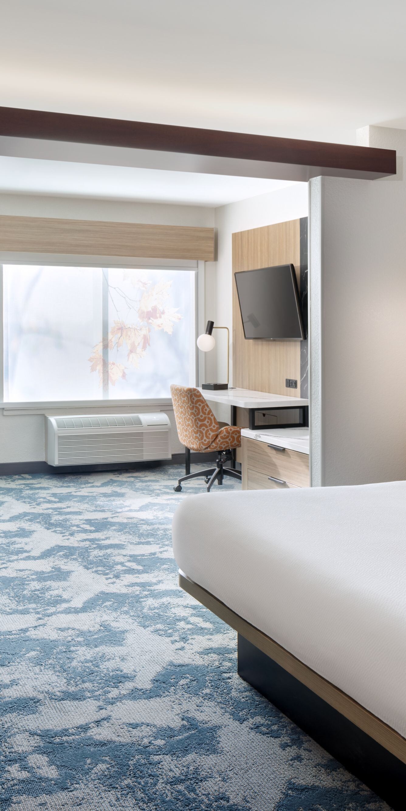 Suite with king bed and living area 