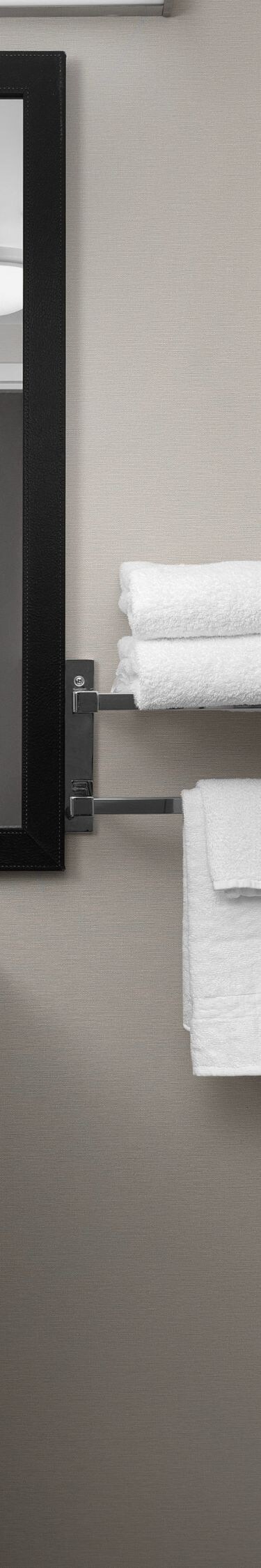 Accessible guest bathroom with ADA tub