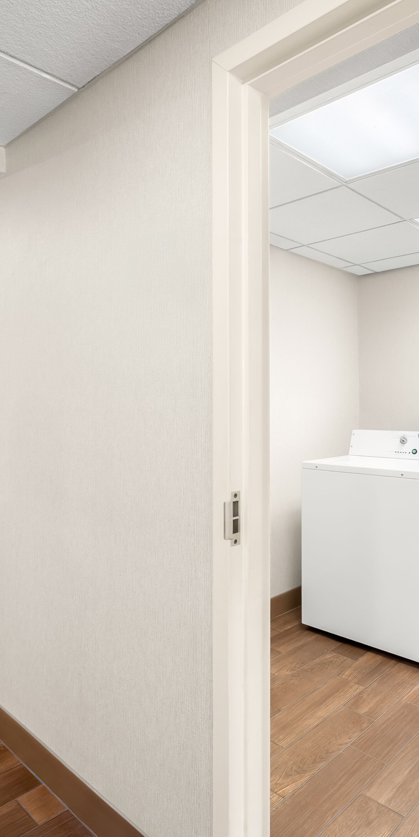 Washer and dryer for guests