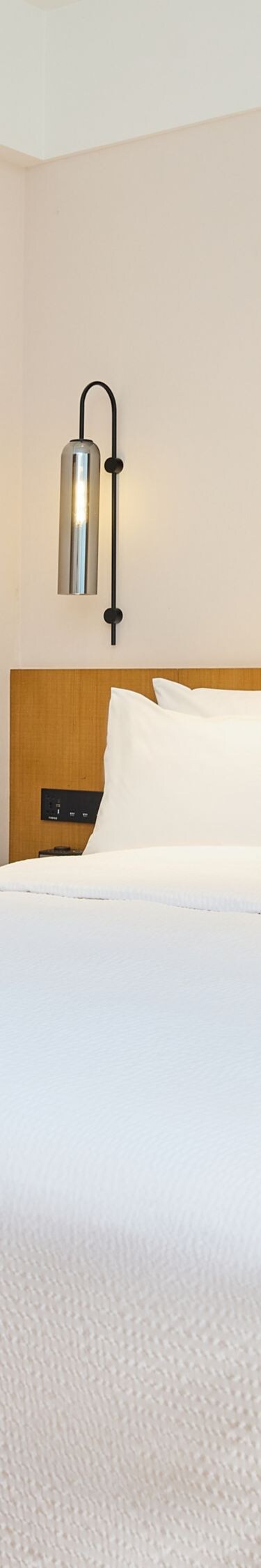 A comfortable bed