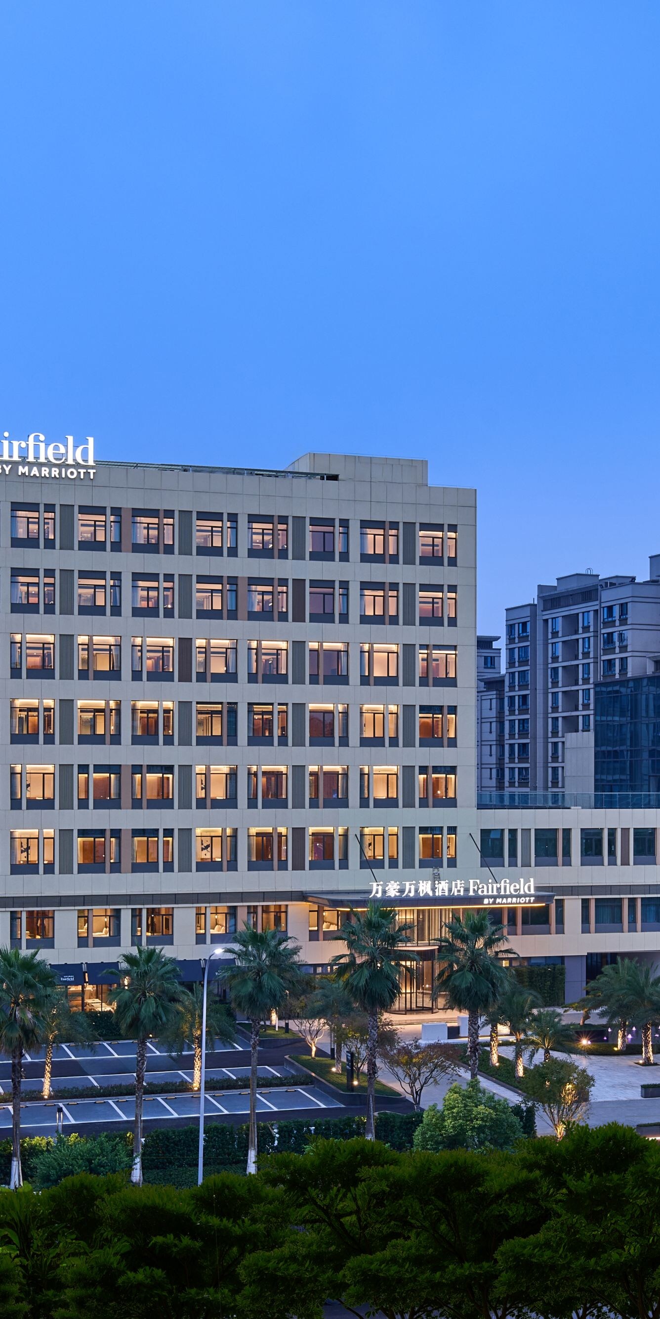 Aerial Hotel Exterior View