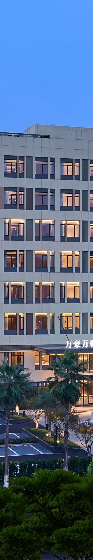 Aerial Hotel Exterior View