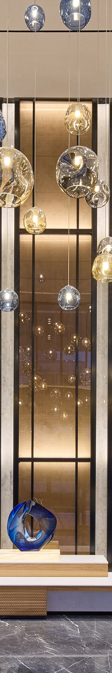 Lobby - Featuring seating area with hanging decor 