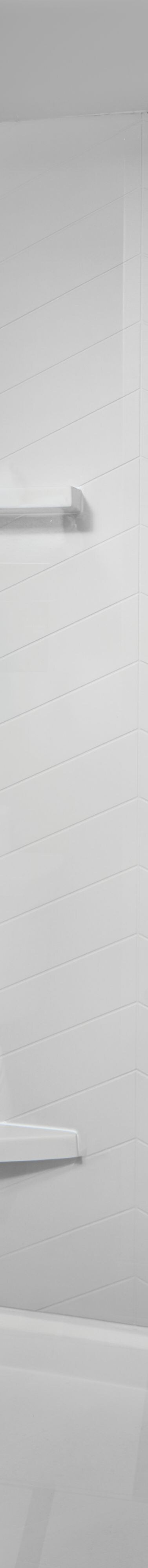 Expansive view of standard bathroom with shower