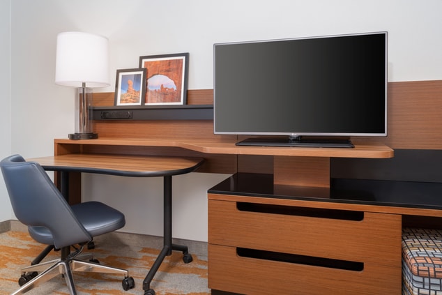 In-room Desk and TV area