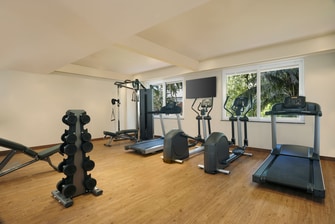fitness centre with machines