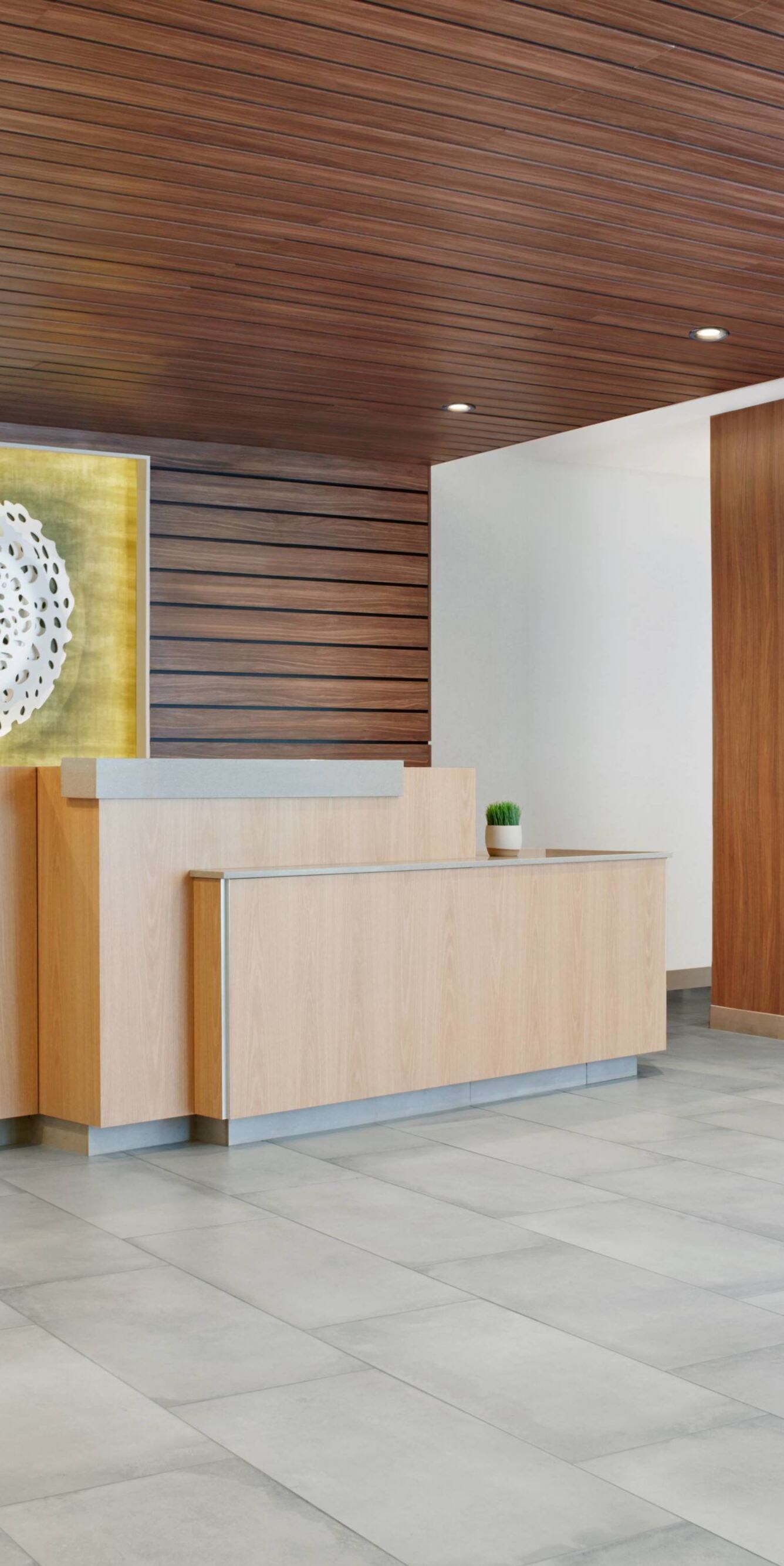 Representation of Front Desk & Market