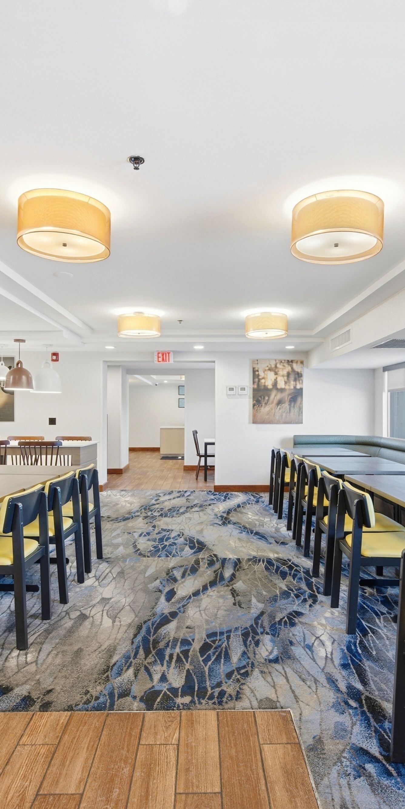 Breakfast Buffet Area and Seats