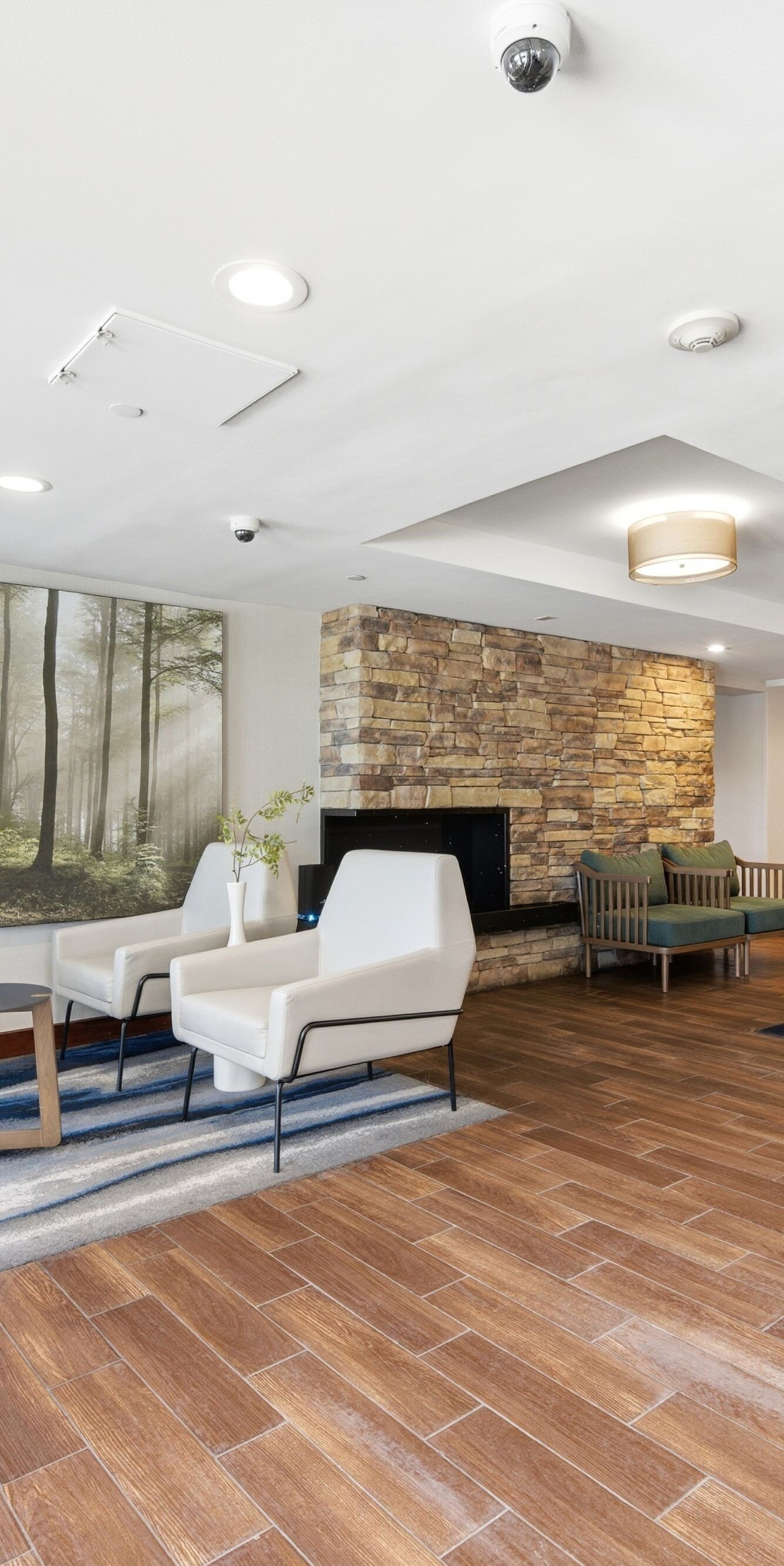 Lobby Seating and Front Desk