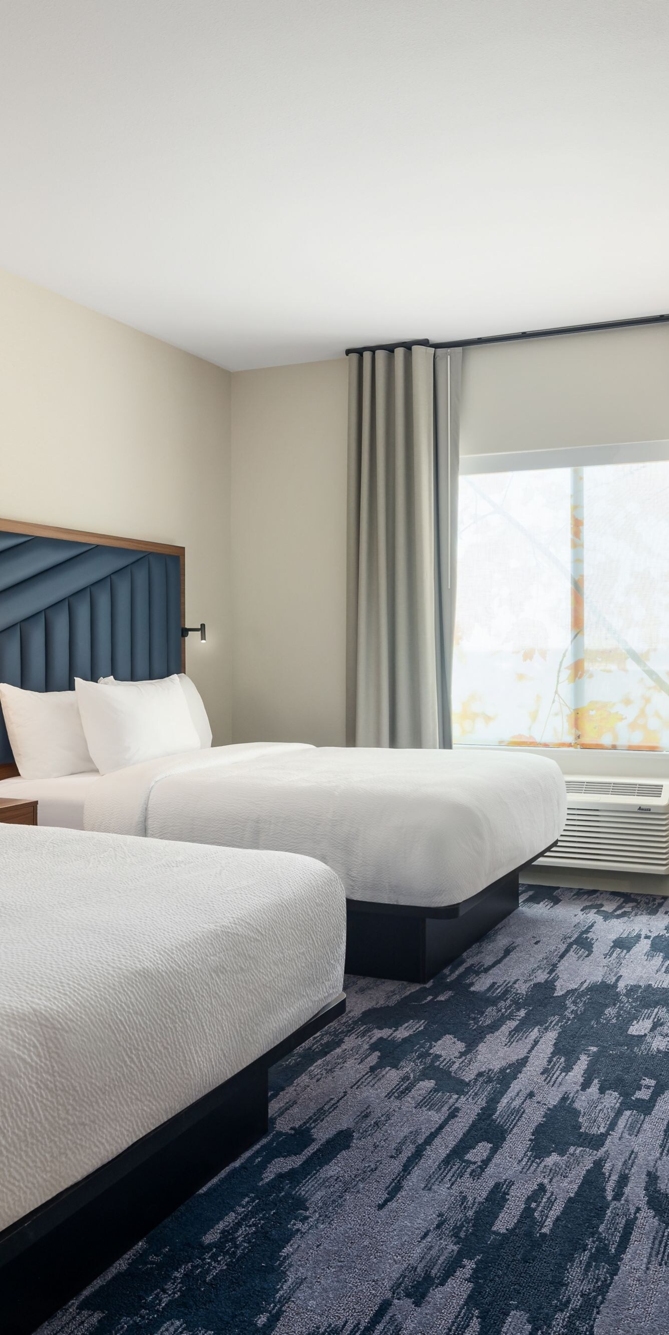 Two queen beds in guest room