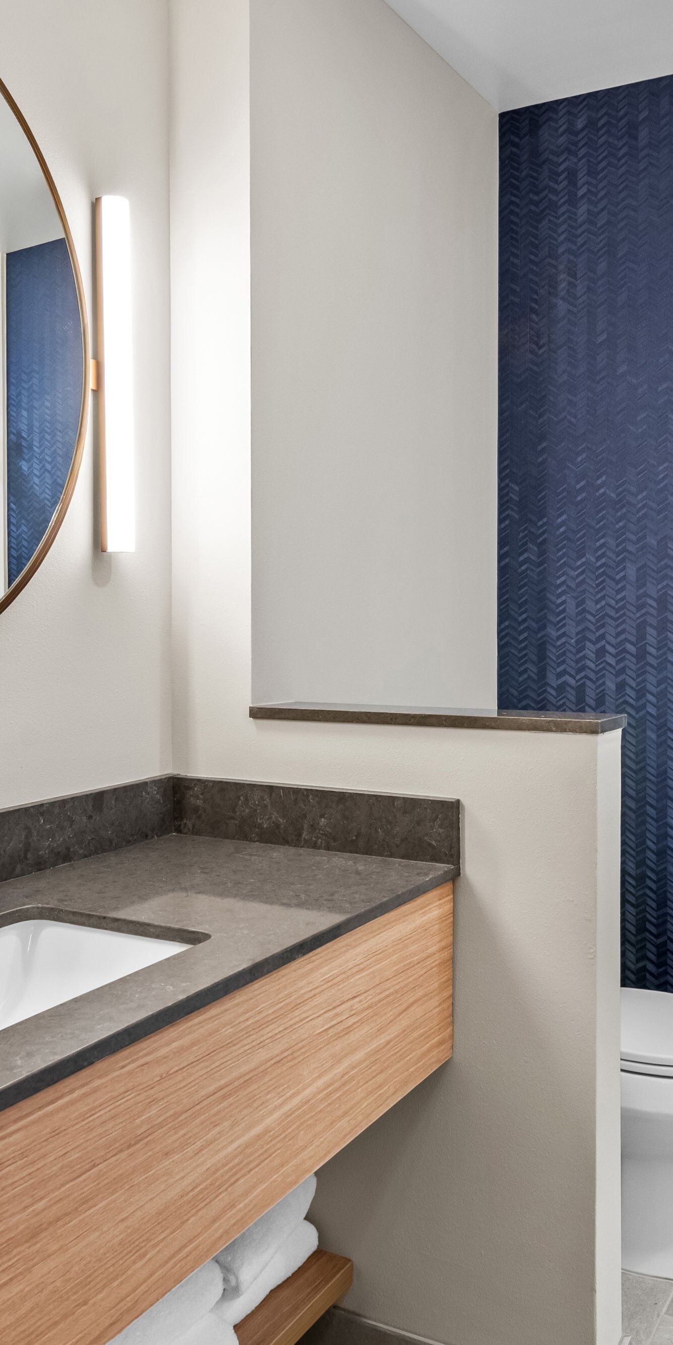 Walk-In Shower and spacious vanity