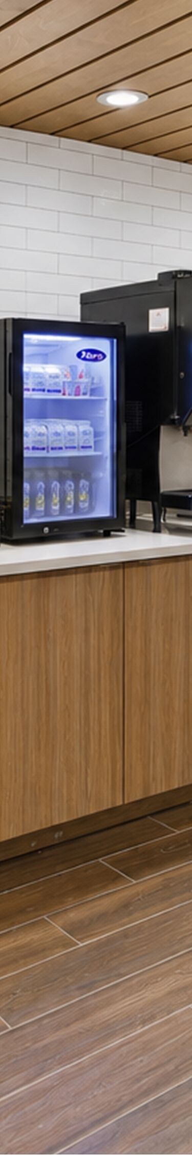 Breakfast buffet with hot and cold options