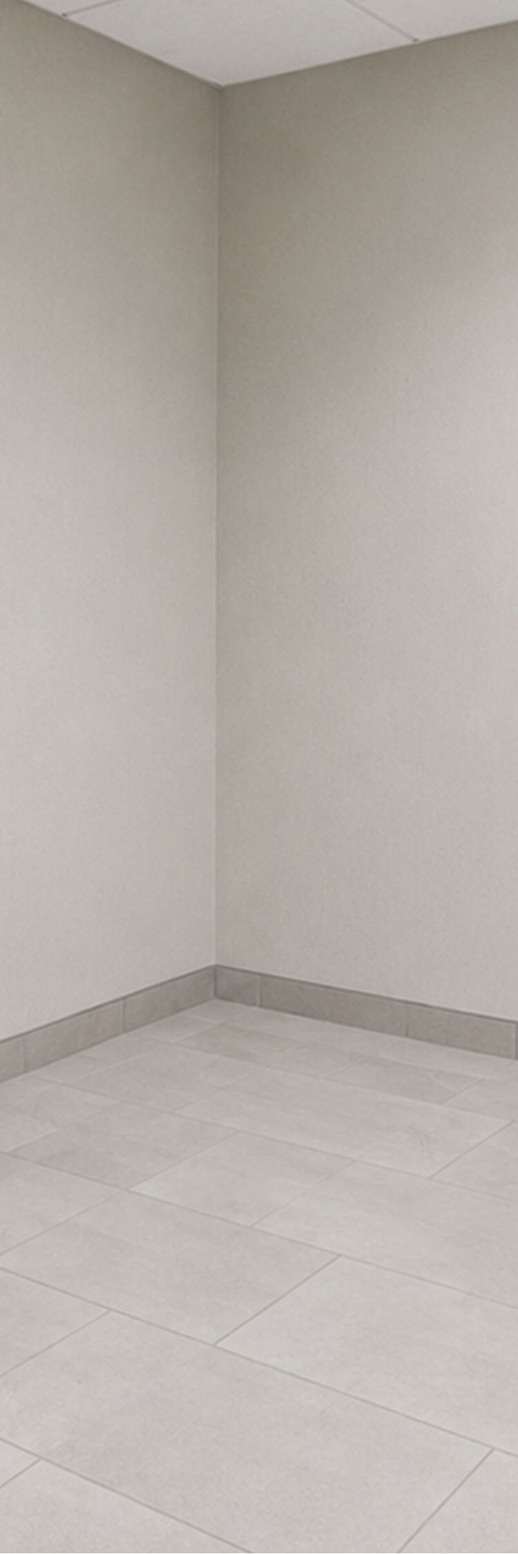 Ice machine area with waste bin