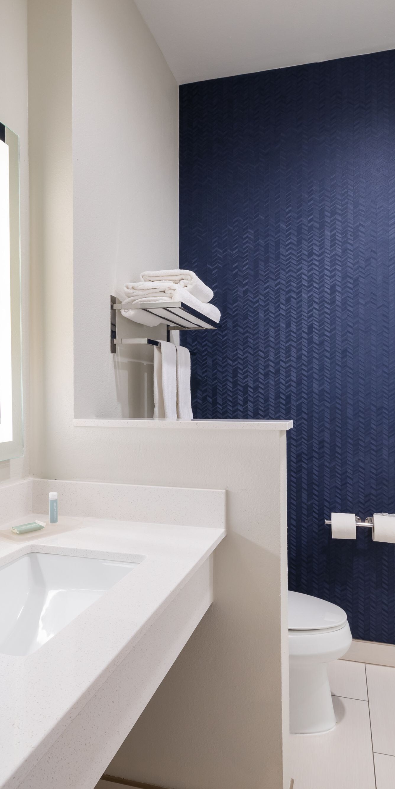 guestroom bathroom with walk-in shower