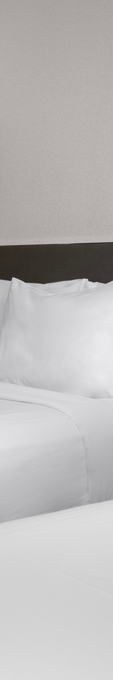 two queen beds with nightstand and lights between