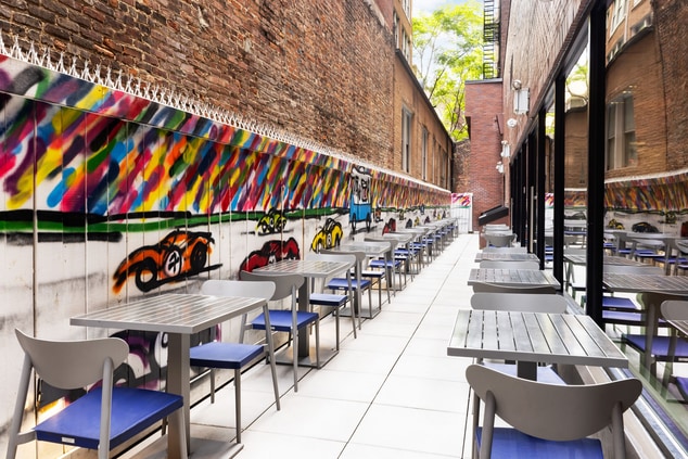 Outdoor Seating, Patio, Citsyscape, Mural