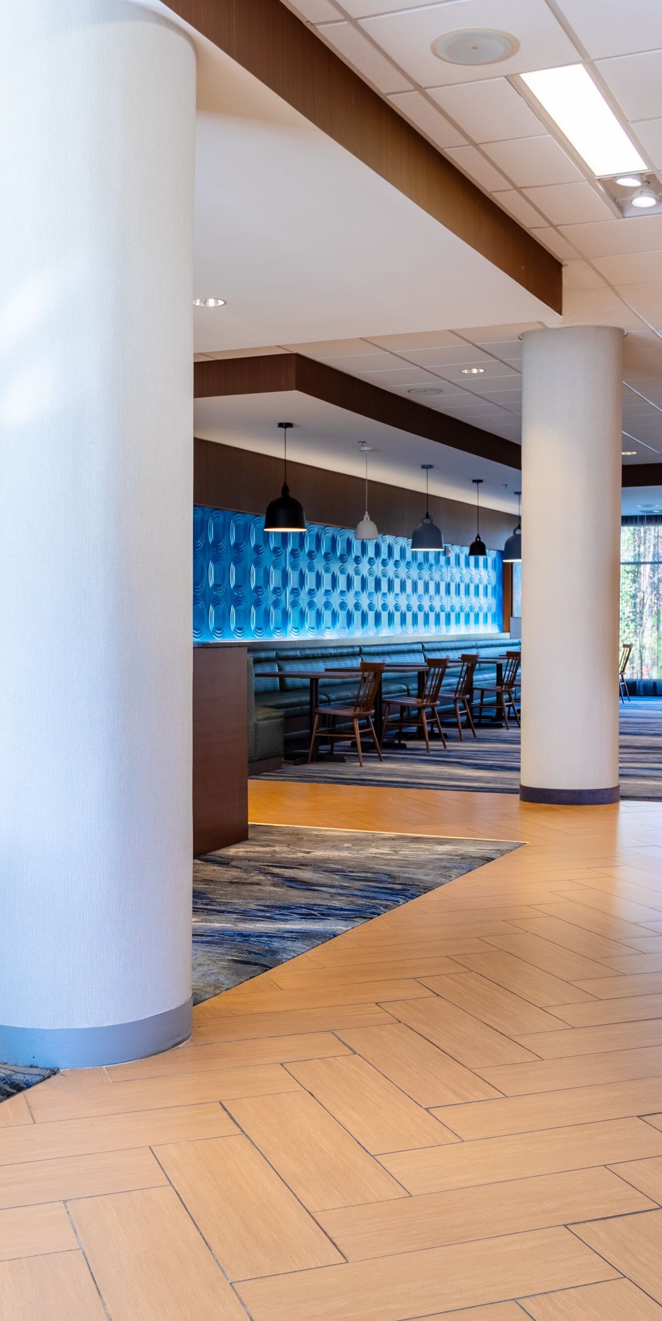 Lobby front entrance view