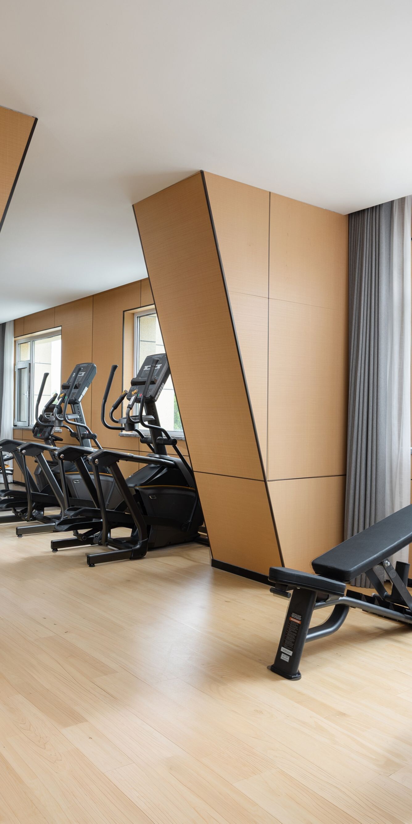 Fitness Center with weights and cardio machines