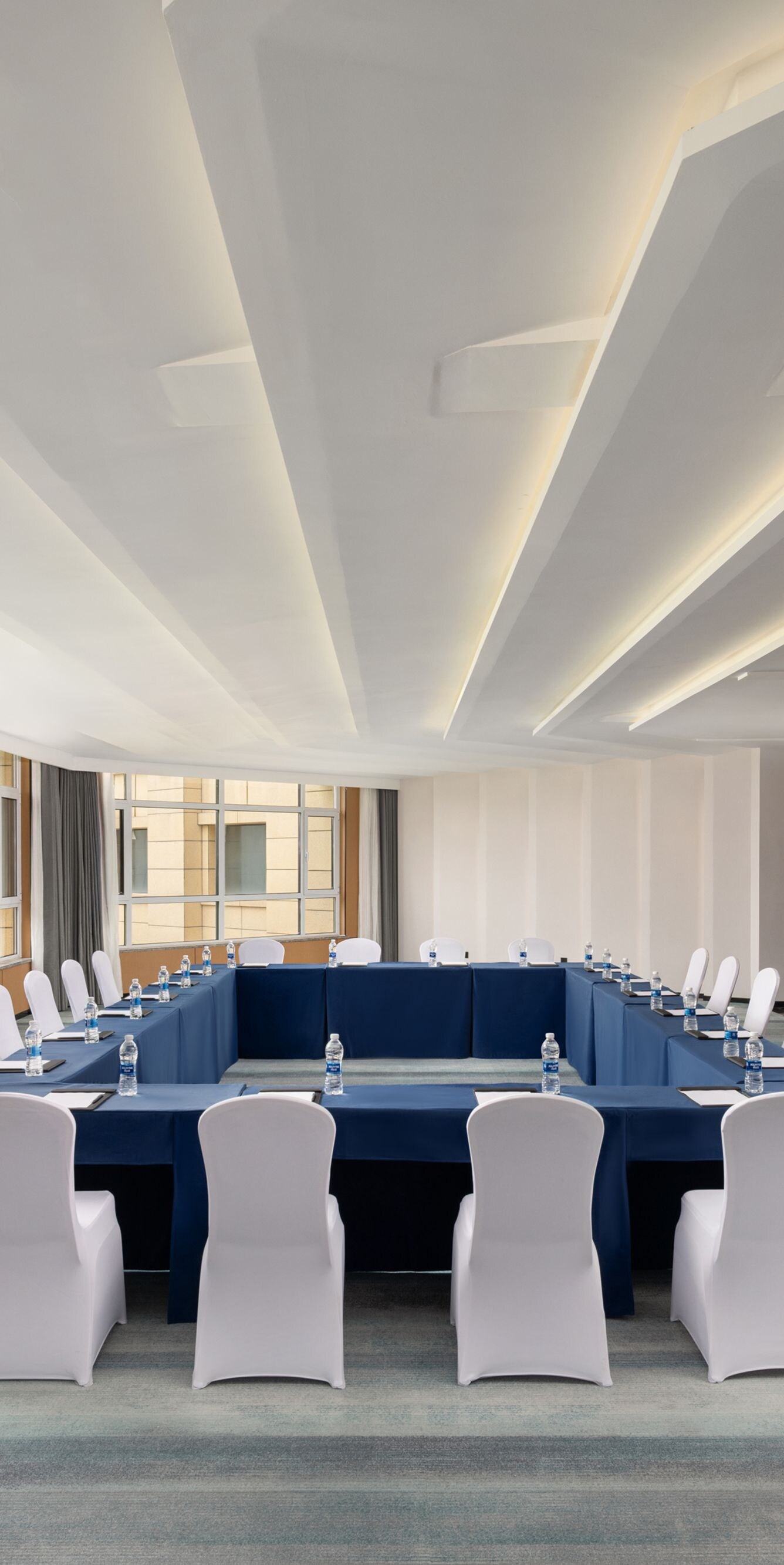 Meeting room with chairs and tables