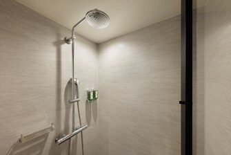 Guest room shower booth