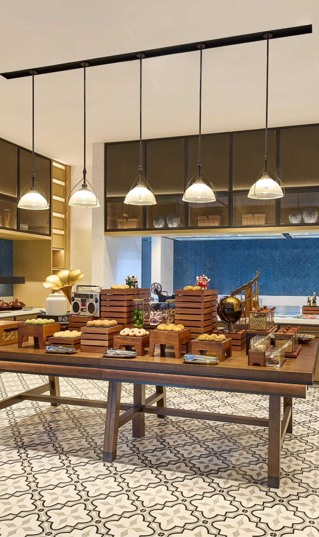 Buffet Breakfast Serving Area