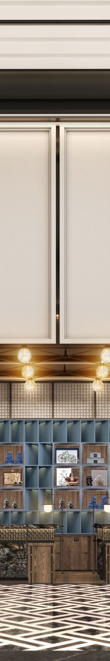 Elegant lobby reception, one-stop travel consultat
