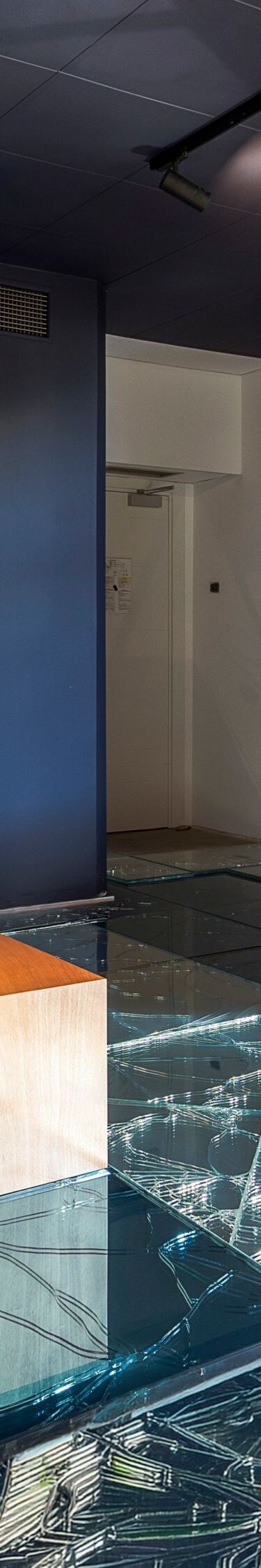 miroirs, sol, chambre