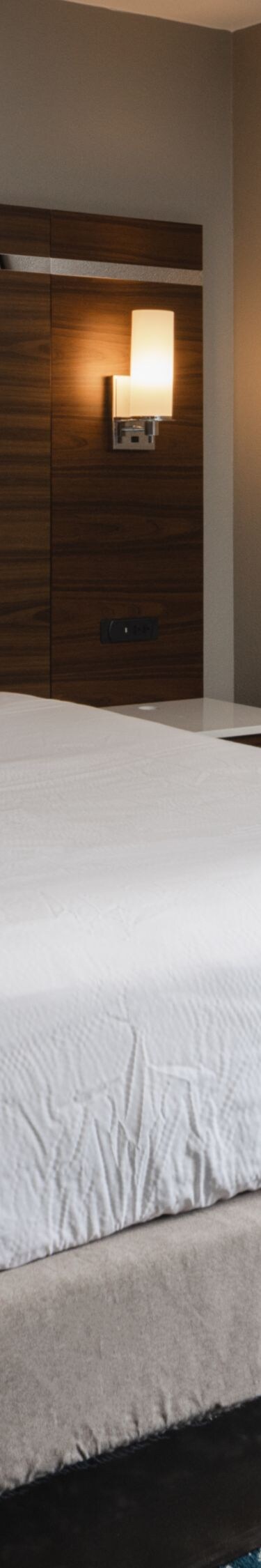 Suite guest room sleeping area with king bed
