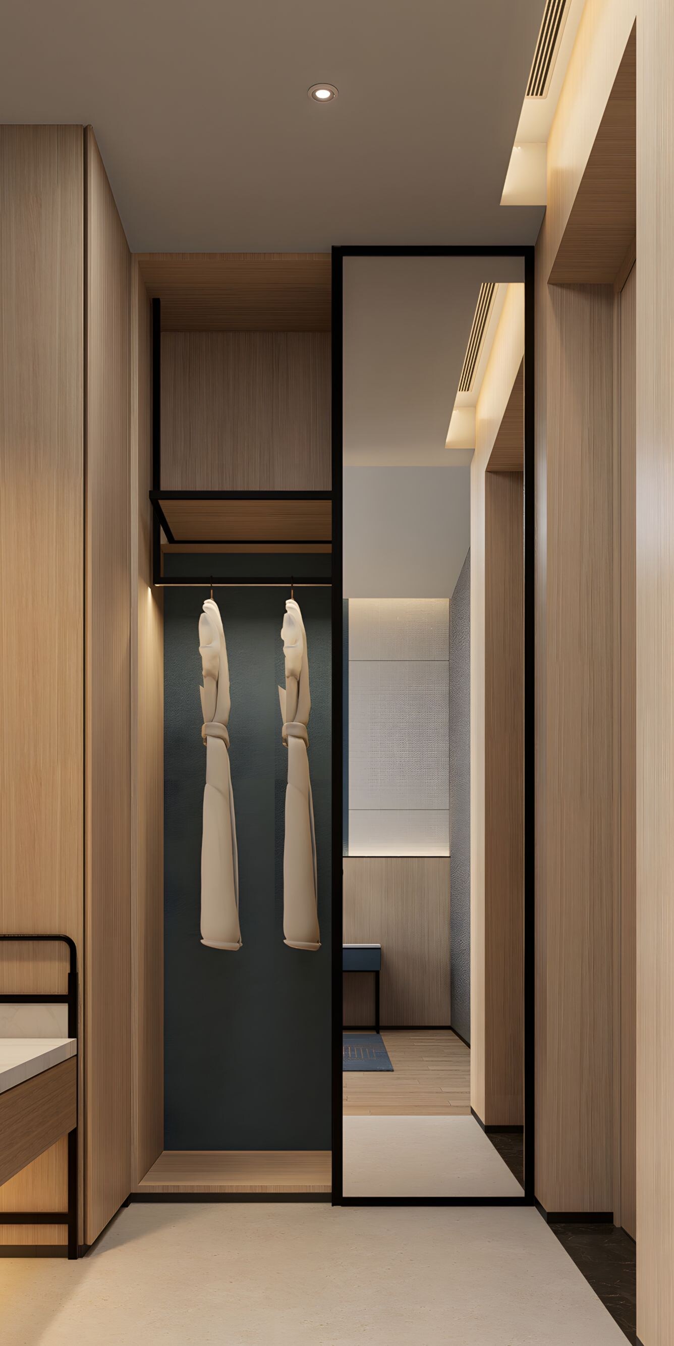 Double Room Closet Area