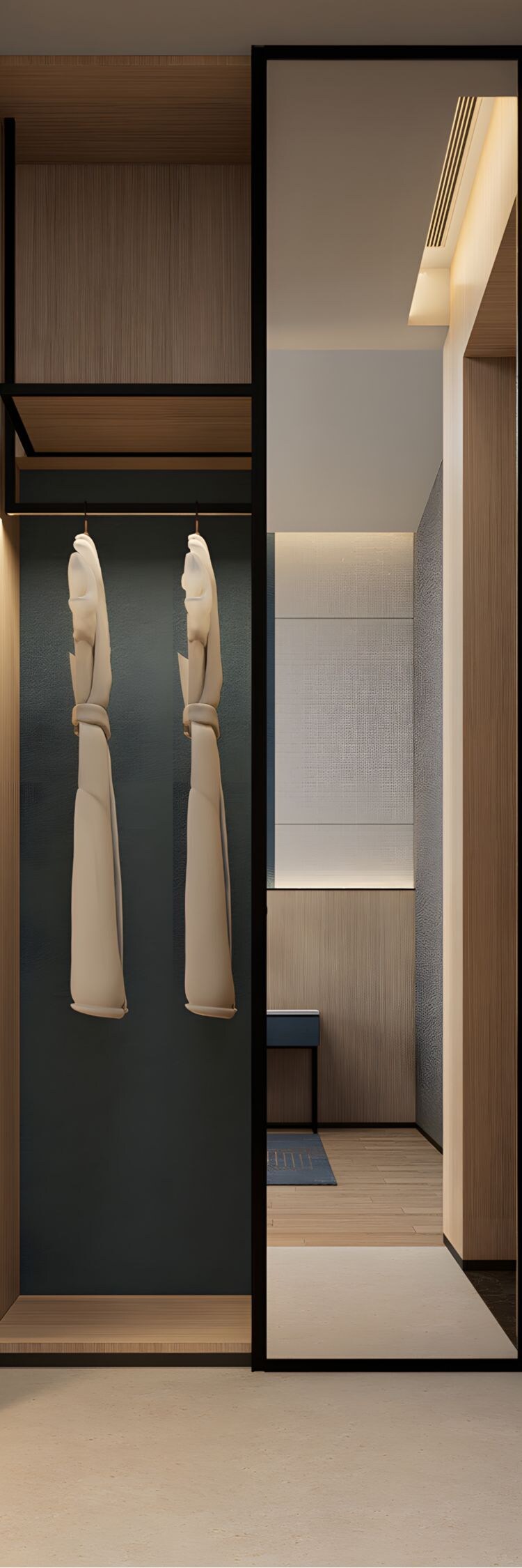Double Room Closet Area