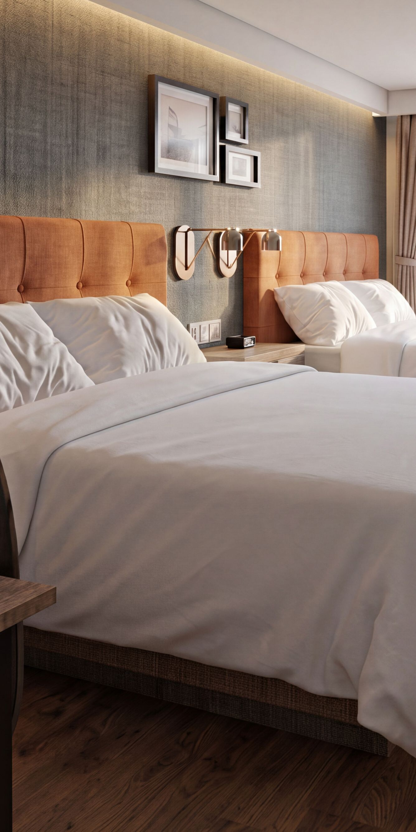Guest room with two queen beds