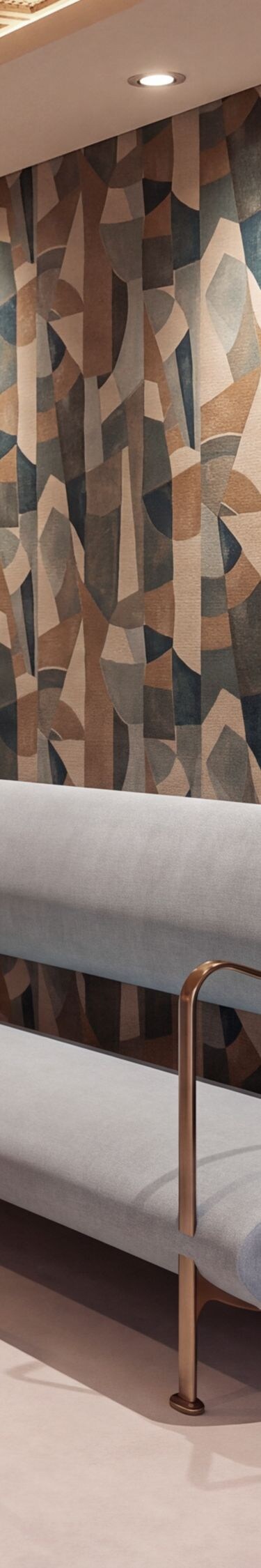 Stylish lounge seating area