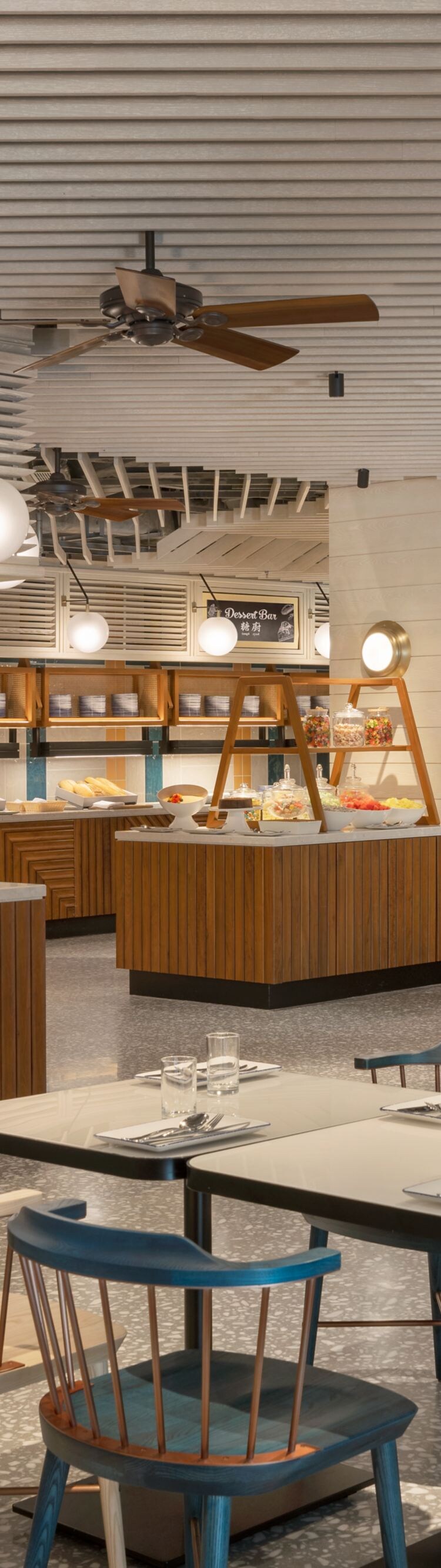 「Tung Chung Kitchen」のブッフェステーション