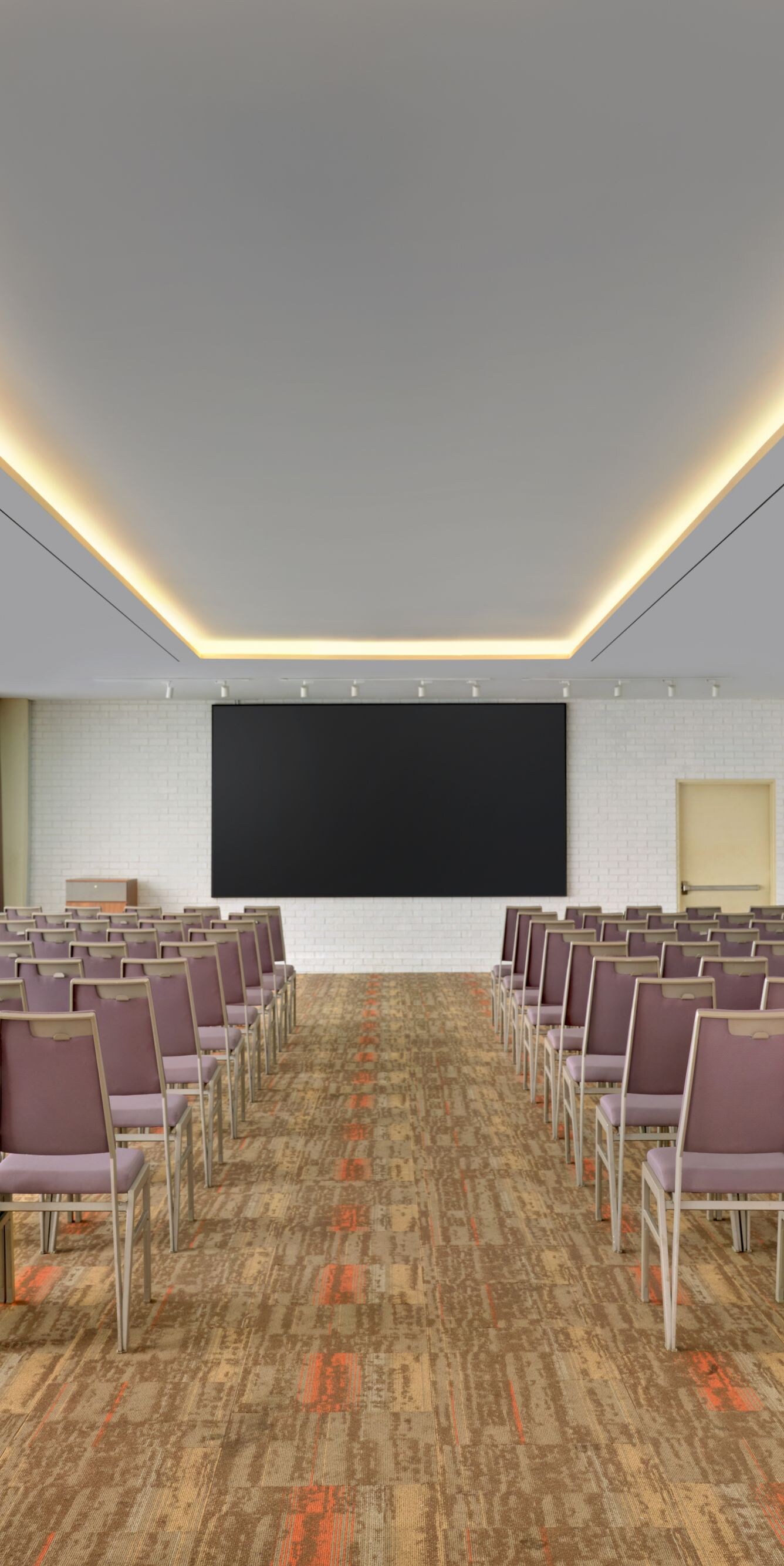 Meeting space with theater seating