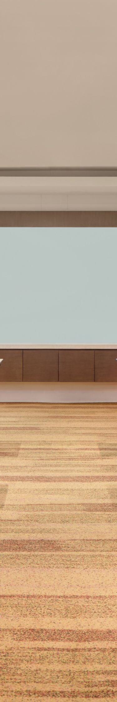 Meeting room with classroom setup